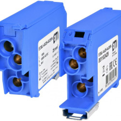 Розподільчий блок ETI EDBJ-4x25-4x25/N 100A 1000В AC/1500В DC Синий (1102429)