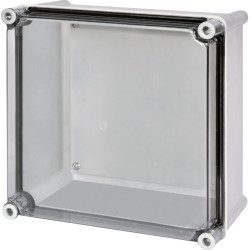 Пластикова коробка ETI SB-33 IP66 270x270x170 прозора кришка (1102510)