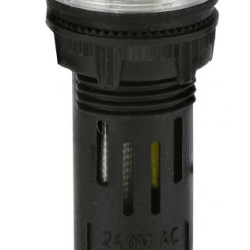 Сигнальна лампа LED ETI ECLI-16-024C-W 24В AC/DC Ø16мм біла матова (4771605)