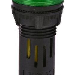 Сигнальна лампа LED ETI ECLI-16-240A-G 240В AC Ø16мм зелена матова (4771607)