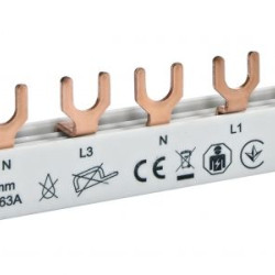 Шина живлення ETI IZ 10/L1NL2NL3N/12 3P+N 0,21м Fork 12 модулів (2921268)