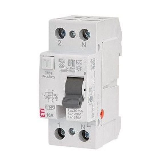 ПЗВ ETI EFI6-P2 16/0,03 AC 6кА (2061250)