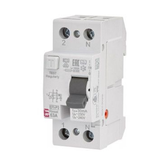 ПЗВ ETI EFI-P2R 63/0,03 A 10кА RESET (2061463)