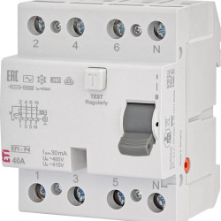 ПЗВ ETI EFI-P4 3P+N 40/0,03 AC 10кА (2061612)