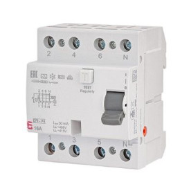 ПЗВ ETI EFI-P4 3P+N 25/0,03 NL A 10кА (2061811)