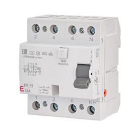 ПЗВ ETI EFI-P4 3P+N 40/0,3 NL A 10кА (2061832)