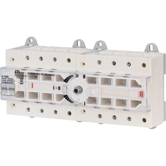 Перемикач навантаження ETI CLBSV CO 1-1+2-2 125 3P 125A без рукоятки (4661895)