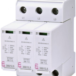 Обмежувач перенапруги ETITEC SM T12 300/12,5 3+0 3p TNC (2440544)