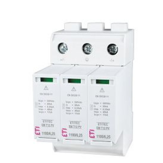 Обмежувач перенапруги ETITEC EM T12 PV 1500/5 Y (2440582)