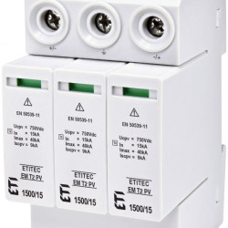 Обмежувач перенапруги ETITEC EM T2 PV 1500/15 Y RC (2440626)