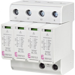 Обмежувач перенапруги ETITEC ML T123 300/12,5 4+0 4p TNC-S (2440667)