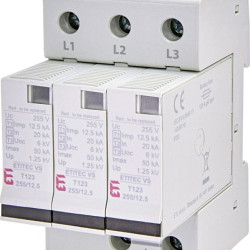 Обмежувач перенапруги ETITEC VS T123 255/12,5 3+0 (2442923)