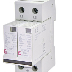 Обмежувач перенапруги ETITEC VS T123 255/12,5 2+0 RC (2442927)