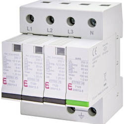 Обмежувач перенапруги ETITEC VS T123 255/12,5 3+1 RC (2442931)