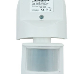 Інфрачервоний датчик руху TNSy ДР 02 1200Вт 180° 12м IP44 білий (TNSy5502875)