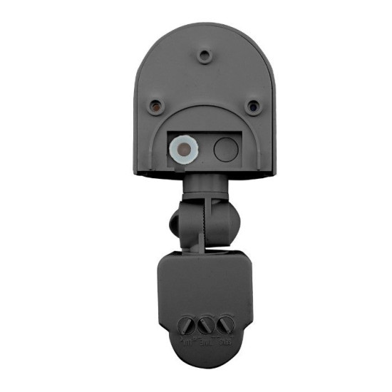 Інфрачервоний датчик руху TNSy ДР 02 1200Вт 180° 12м IP44 чорний (TNSy5502874)