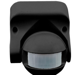 Інфрачервоний датчик руху TNSy ДР 06 1200Вт 180° 12м IP44 чорний (TNSy5502877)