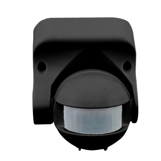 Інфрачервоний датчик руху TNSy ДР 06 1200Вт 180° 12м IP44 чорний (TNSy5502877)