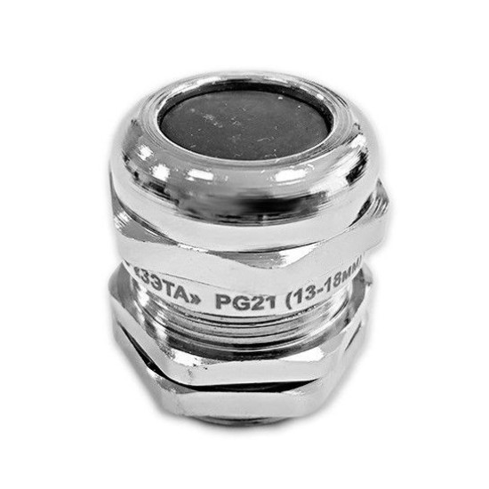 Латунний сальник TNSy PG21 Ø13-18мм IP65 (TNSy5501105)