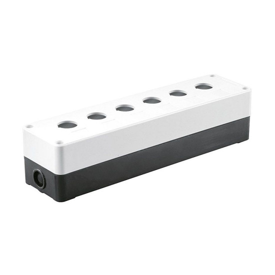 Корпус для кнопок TNSy КП106 6 місць біла (TNSy5500301/1)