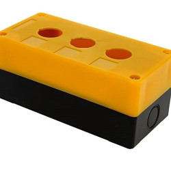 Корпус для кнопок TNSy КП103 3 місця жовта (TNSy5500299)