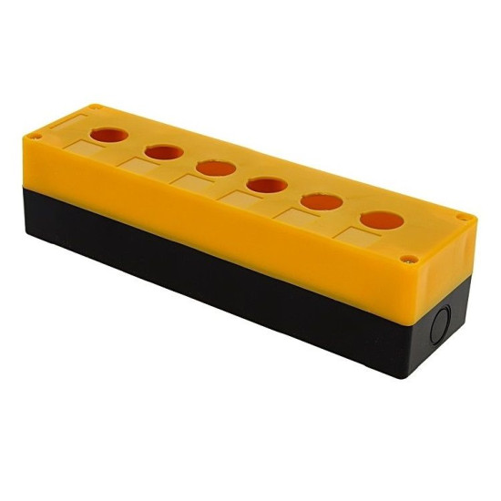 Корпус для кнопок TNSy КП106 6 місць жовта (TNSy5500301)