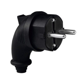 Вилка TNSy RUBBER з боковим вводом та заземленням IP44 (TNSy5000073)