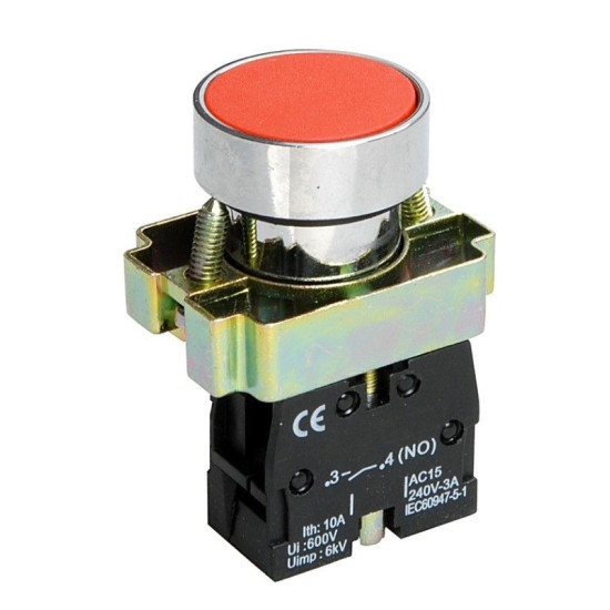 Кнопка TNSy XB2-BA42 1NC червона (TNSy5500275)