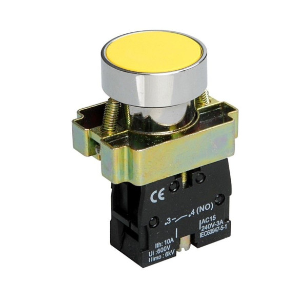Кнопка TNSy XB2-BA51 1НО жовта (TNSy5500276)