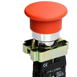 Кнопка-грибок TNSy XB2-BC42 1NC червона (TNSy5500280)