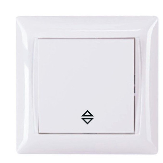 Вимикач прохідний TNSy Latina IP20 білий (TNSy5000158)
