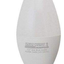 Світлодіодна лампа TNSy LED Bulb-C37-6W-E14-220V-6500K-540L ICCD (свічка) (TNSy5000253)