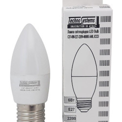Світлодіодна лампа TNSy LED Bulb-C37-6W-E27-220V-4000K-540L ICCD (свічка) (TNSy5000038)