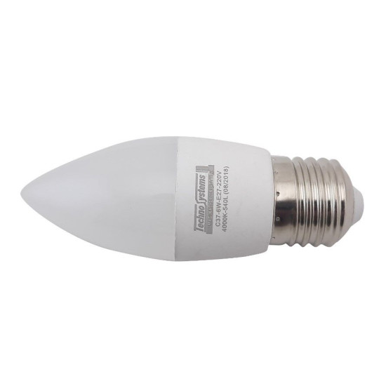 Світлодіодна лампа TNSy LED Bulb-C37-6W-E27-220V-4000K-540L ICCD (свічка) (TNSy5000038)