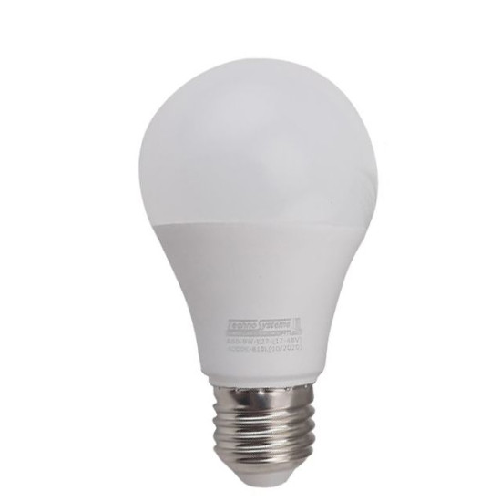 Світлодіодна лампа TNSy LED Bulb-A60-9W-E27-(AC/DC 12-48V)-6400K-810L ICCD (TNSy5000554)