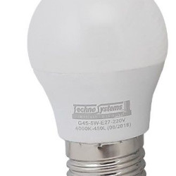 Світлодіодна лампа TNSy LED Bulb-G45-5W-E27-220V-4000K-450L ICCD (TNSy5000037)