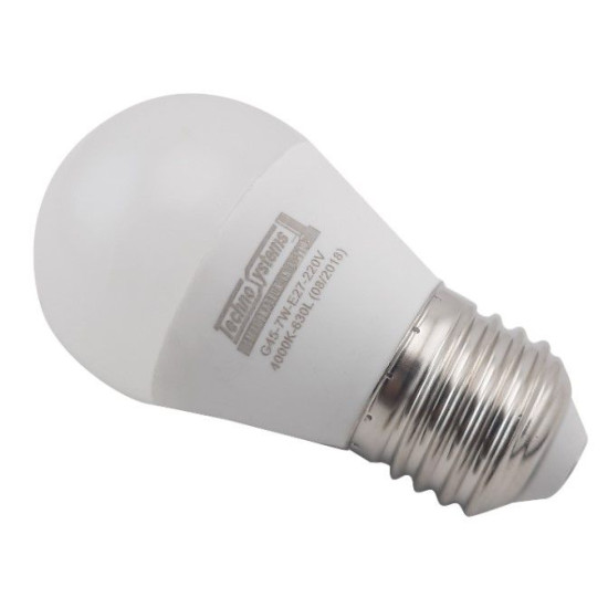 Світлодіодна лампа TNSy LED Bulb-G45-7W-E27-220V-4000K-630L ICCD (TNSy5000036)