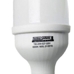 Світлодіодна лампа TNSy LED Bulb-T80-20W-E27-220V-6500K-1800L ICCD (TNSy5000044)