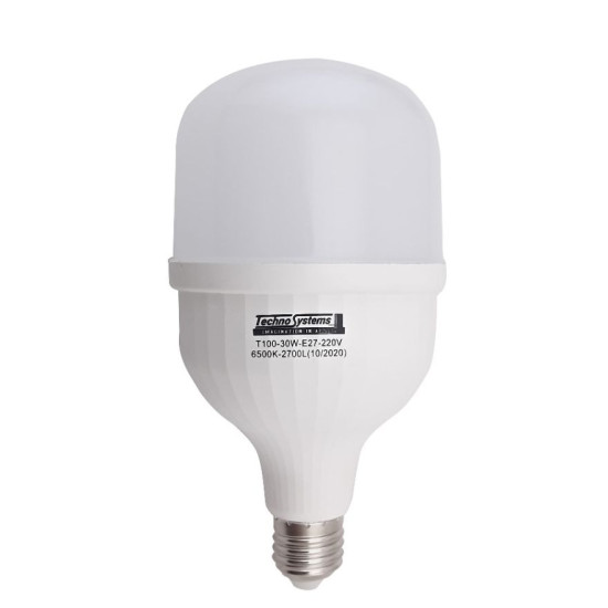 Світлодіодна лампа TNSy LED Bulb-T100-30W-E27-220V-6500K-2700L ICCD (TNSy5000045)
