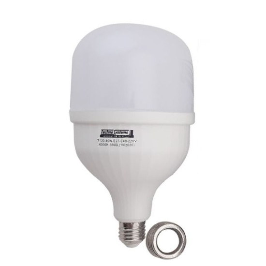 Світлодіодна лампа TNSy LED Bulb-T120-40W-E27-E40-220V-6500K-3600L ICCD (TNSy5000181)