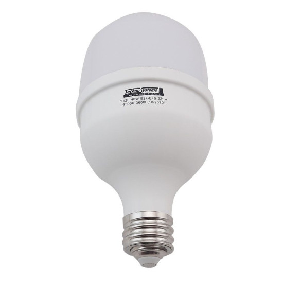 Світлодіодна лампа TNSy LED Bulb-T120-40W-E27-E40-220V-6500K-3600L ICCD (TNSy5000181)