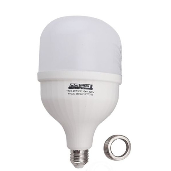 Світлодіодна лампа TNSy LED Bulb-T120-40W-E27-E40-220V-4000K-3600L ICCD (TNSy5000260)