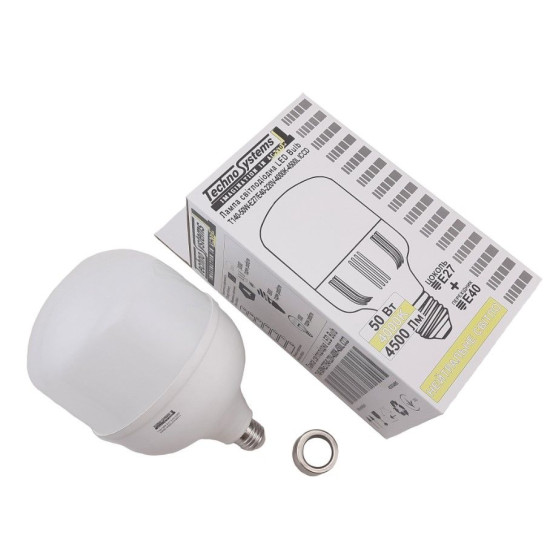 Світлодіодна лампа TNSy LED Bulb-T140-50W-E27-E40-220V-4000K-4500L ICCD (TNSy5000261)