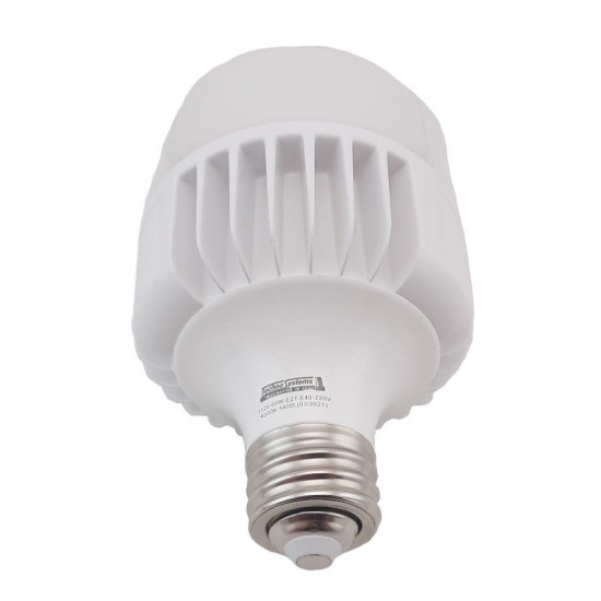 Світлодіодна лампа TNSy LED Bulb-T160-60W-E27-E40-220V-4000K-5400L Alum ICCD (TNSy5000512)