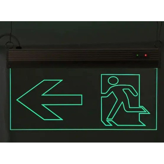 Евакуаційний світильник TNSy S503 ACRYLIC LED 3Вт GRAVING «Вказівник двері ліворуч» (TNSy5000496)