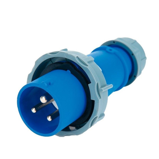 Силова вилка TNSy 0132 PRO 2Р+PЕ 16А 220В IP67 (TNSy5502040)
