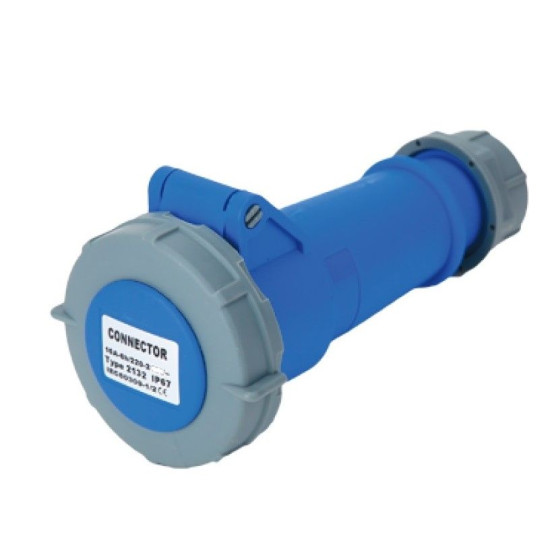 Переносна силова розетка TNSy PRO 2132 2Р+PЕ 16А 220В IP67 (TNSy5502052)