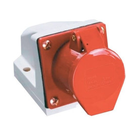 Накладна силова розетка TNSy 124 3Р+PЕ 32А 380В IP44 (TNSy5500410)
