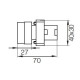 Перемикач TNSy XB2-BD21 1NO «I-0» (TNSy5500253)
