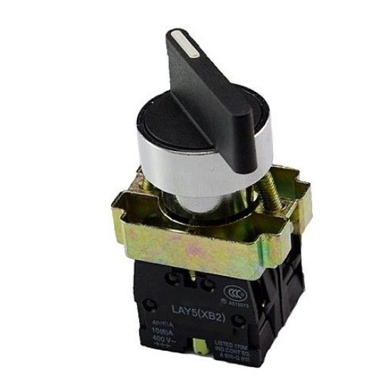Перемикач TNSy XB2-BJ33 1NO+1NO «I-0-II» довга рукоядка (TNSy5500270)